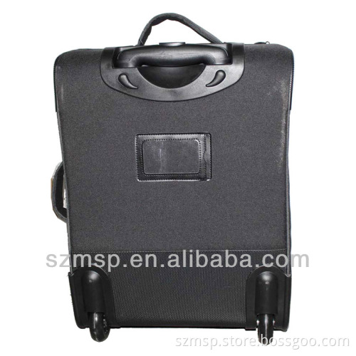 600D polyester printing tripper luggage with aluminium trolley case